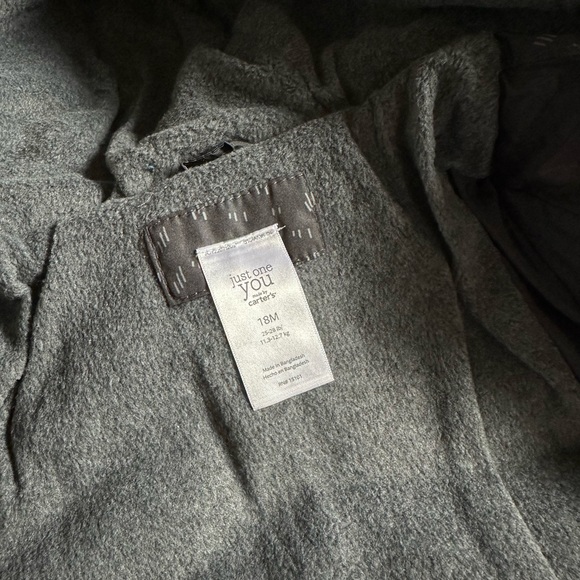 Carters Baby Snow Suit Set Bear Snowbib Overall - Picture 4 of 7